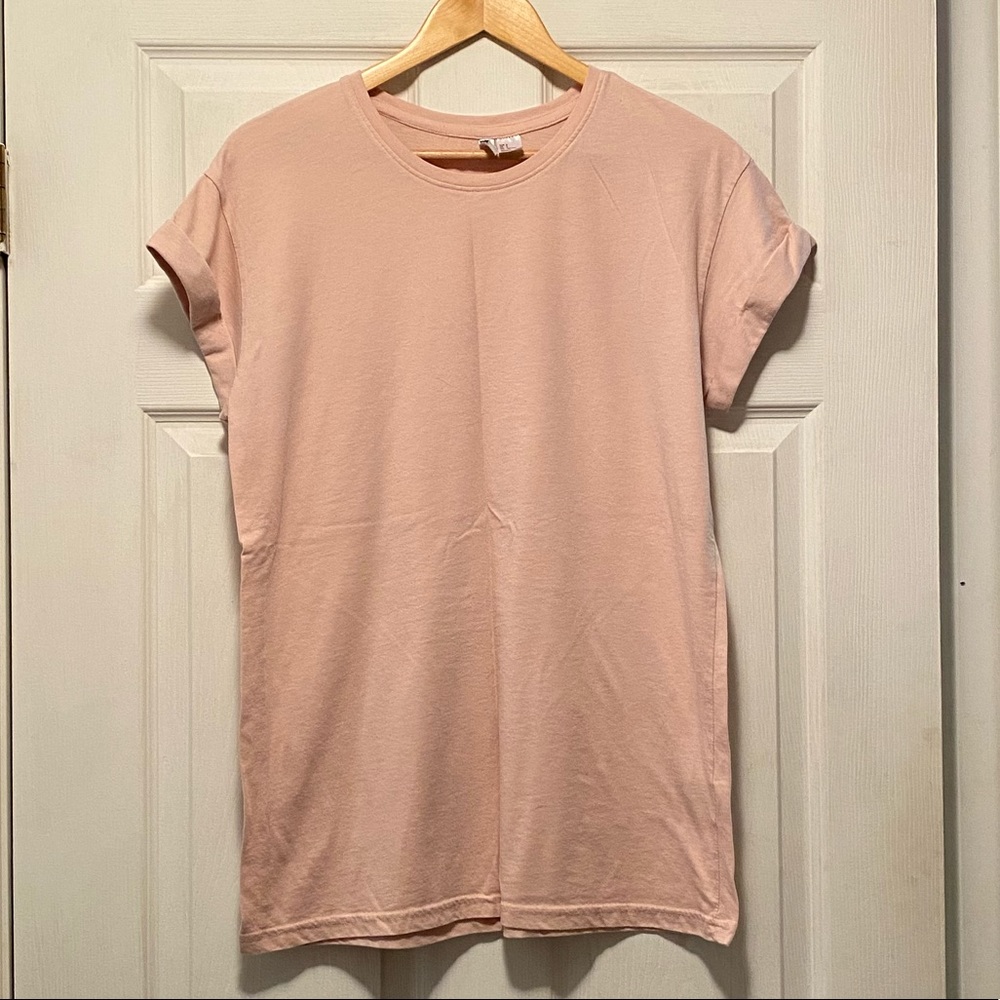 Divided Light Pink Tee